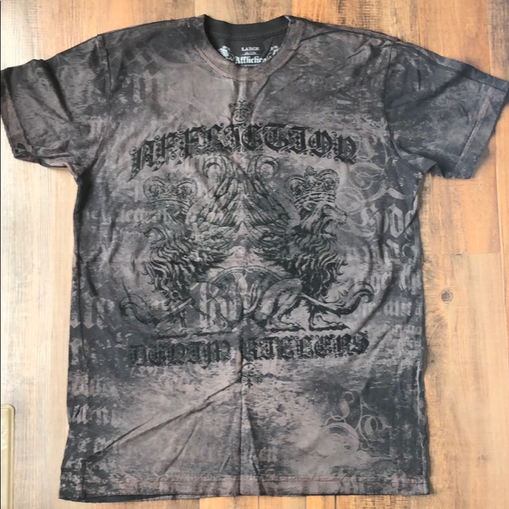 Affliction Men’s Tee, Size Large